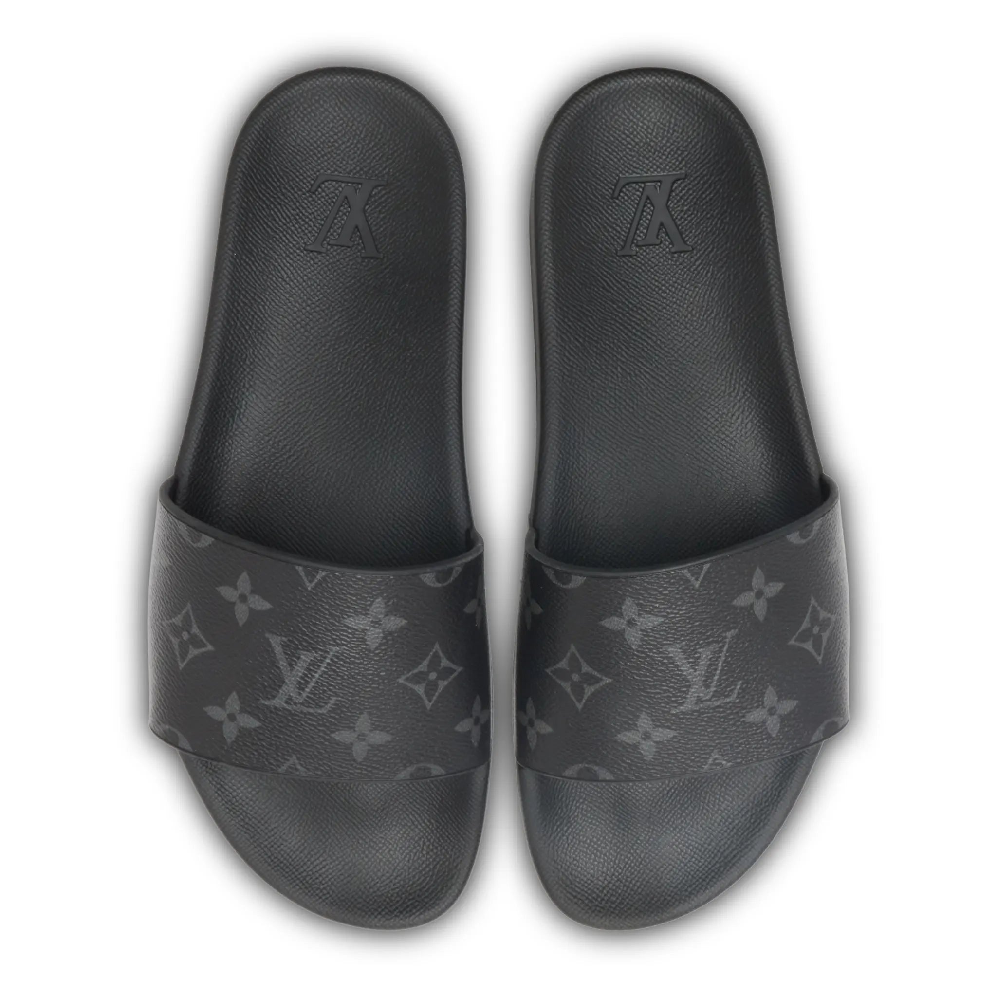 Upper View of Preloved - Louis Vuitton Monogram Eclipse Slides 1A3PRW